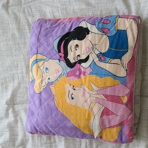 Disney princess pillow/ foldable blanket